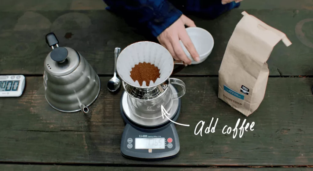 Katila Wave brewer pour over coffee making at camping