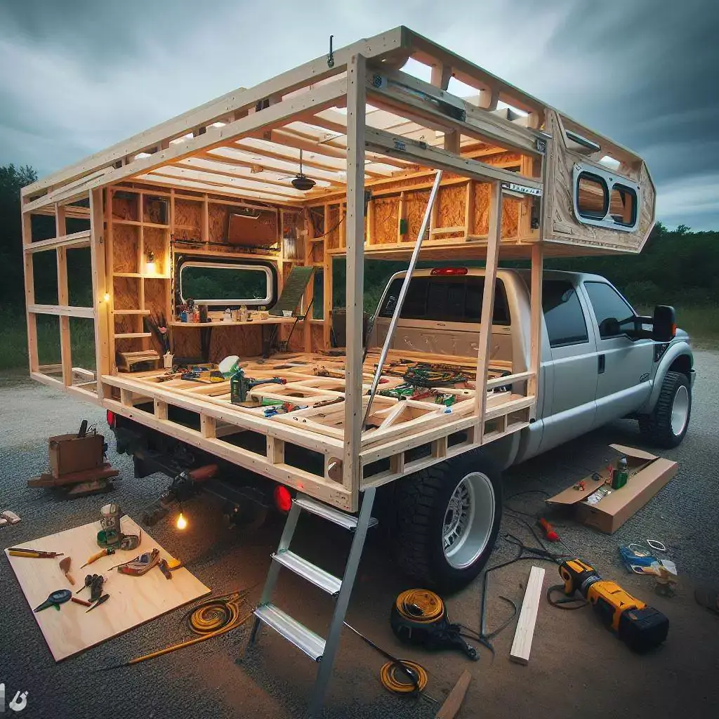 DIY Truck Camper In process. Building your own truck camper